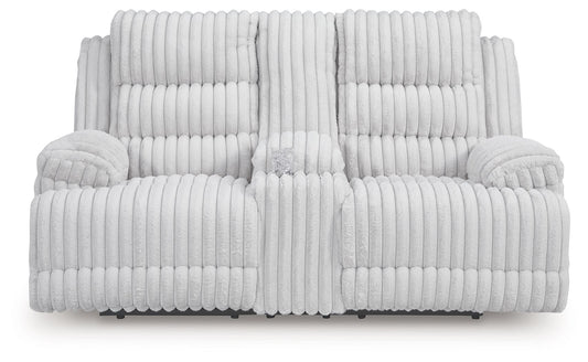 Rhines Falls - 2 Pc. - Power Reclining Sofa And Loveseat - Alloy