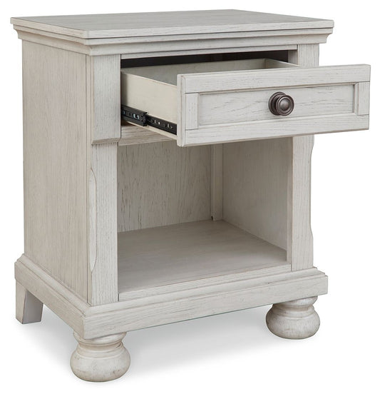 Robbinsdale - One Drawer Night Stand - Antique White