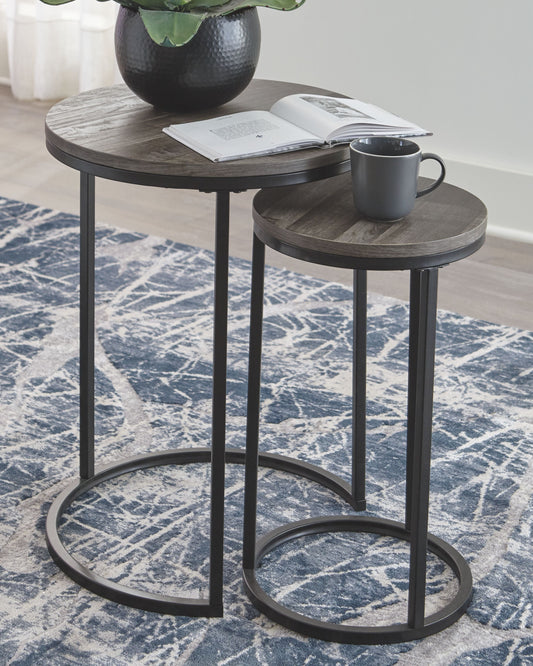 Briarsboro - Dark Grey Accent Table (Set of 2)