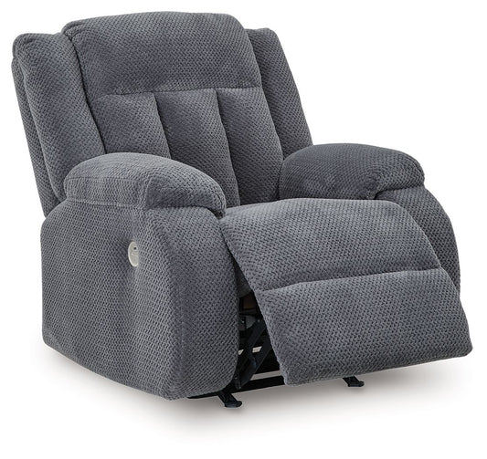 Observation - Power Rocker Recliner - Steel