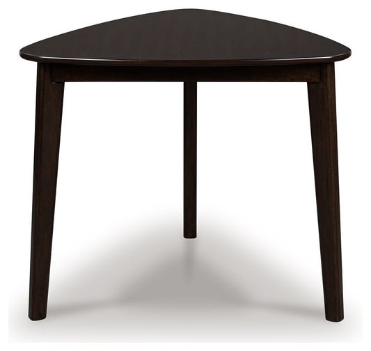 Mallenette - Triangle Dining Room Table - Merlot