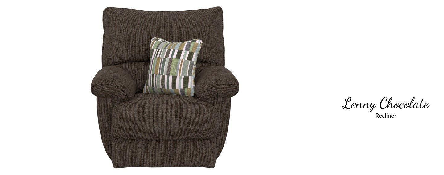 2570 Lenny Chocolate Recliner