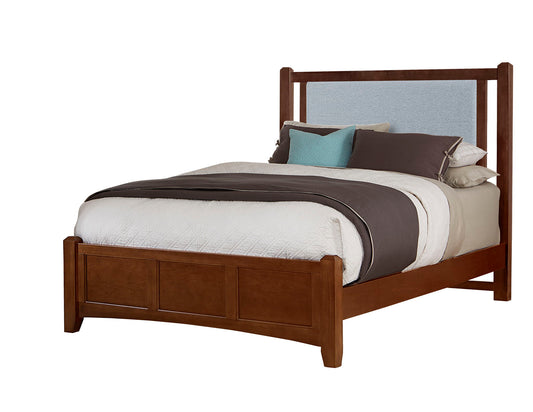 Bonanza - Ocean Blue Linen Upholstered Bed With Storage Footboard