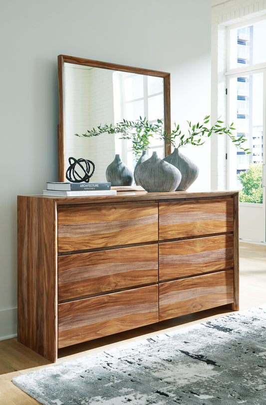 Dressonni - Dresser And Mirror - Brown