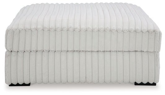 Stupendous - Oversized Accent Ottoman - Alloy