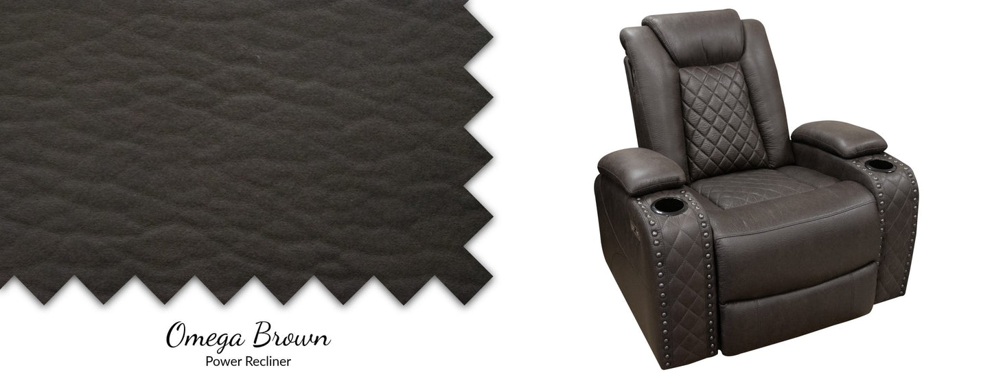 1769 Omega Brown Recliner