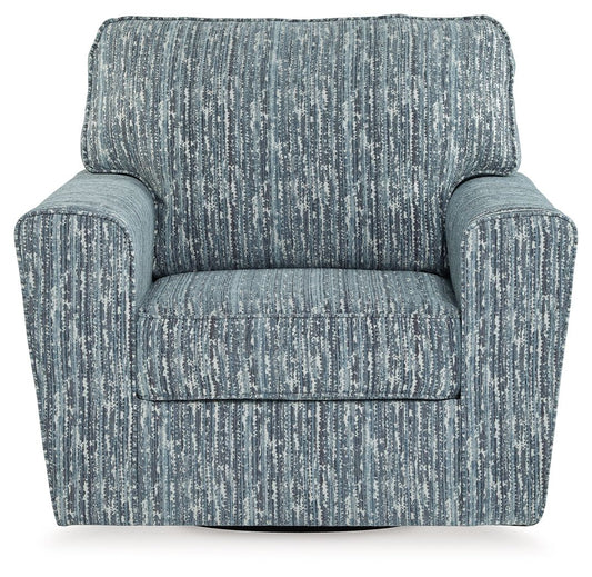 Aterburm - Swivel Accent Chair - Twilight
