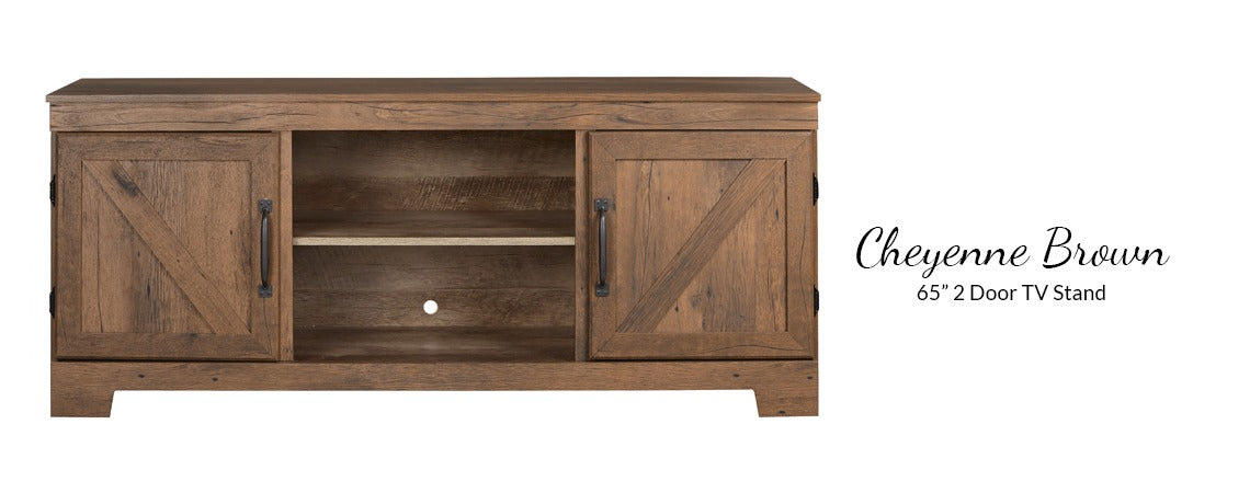 65" Cheyenne Brown TV Console
