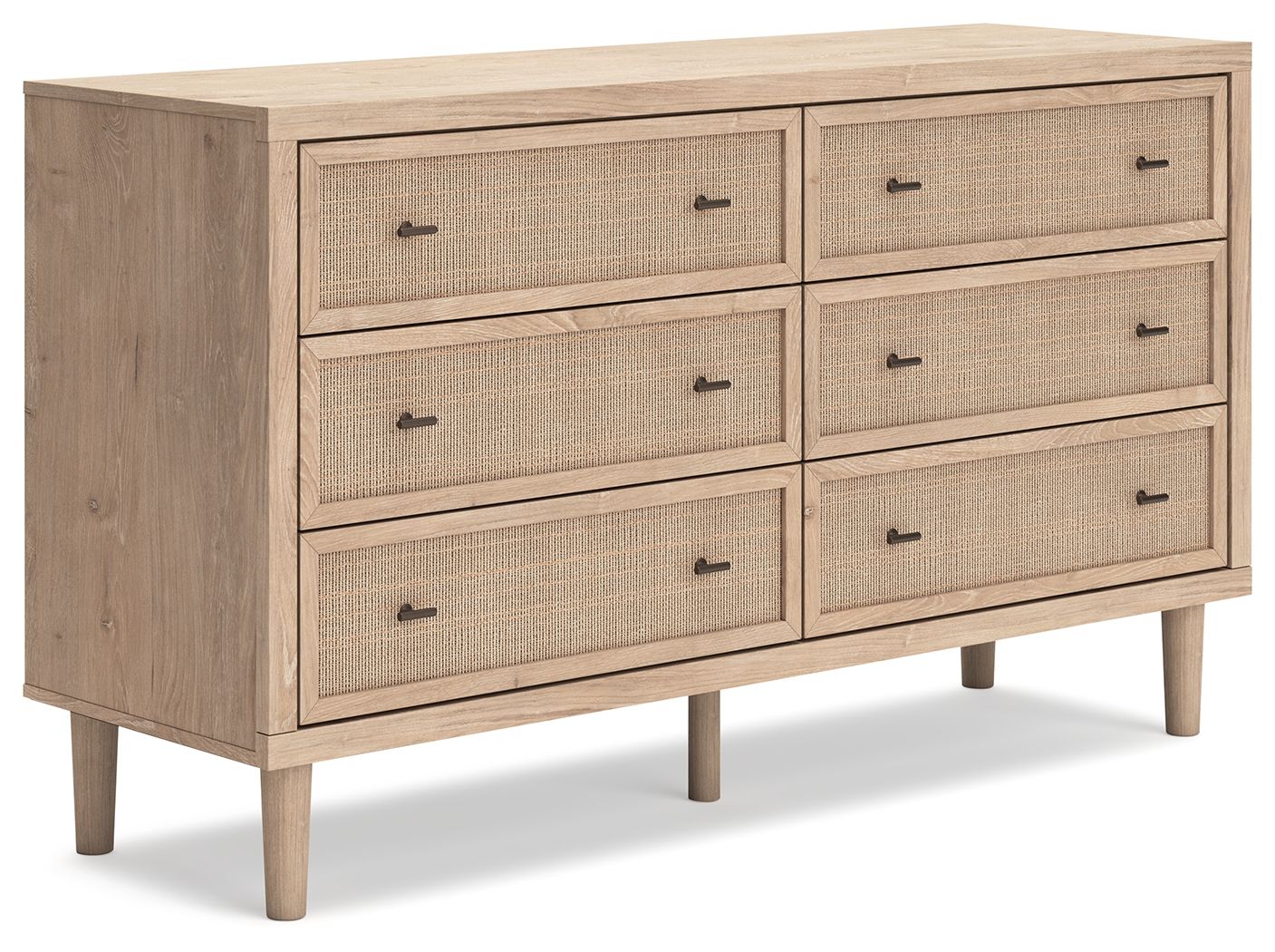dresser Bow Front 6-Drawer certified wood Grain Wood Furniture Montauk 6-drawer