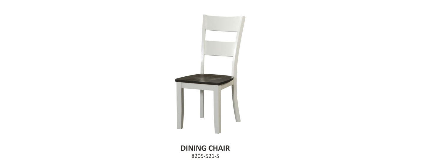 8205 Grey & White Drop Leaf Dining