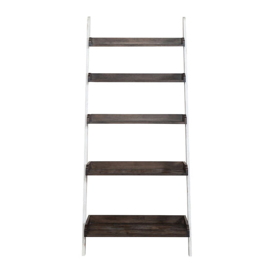 Farmhouse - Leaning Bookcase - White