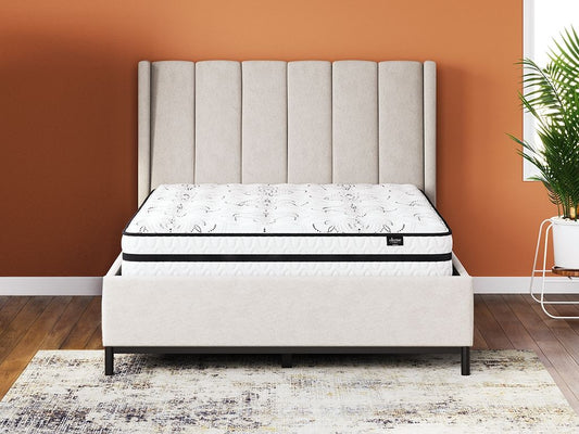 Chime 10 Inch Hybrid - 2 Pc. - Queen Mattress And Pillow - White