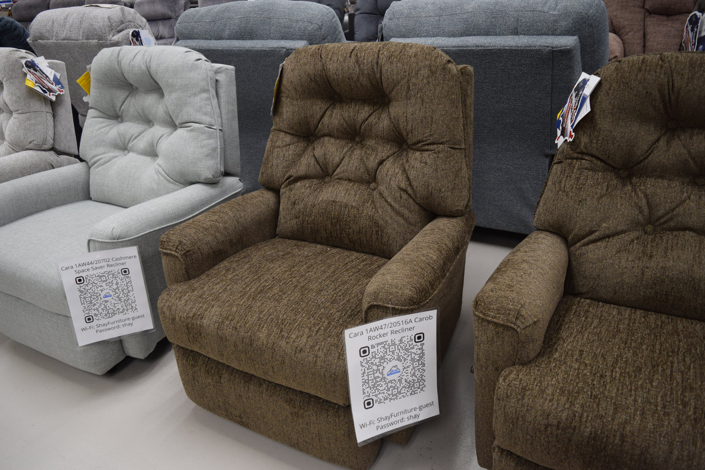 CARA 1AW47/20516A Carob Rocker Recliner