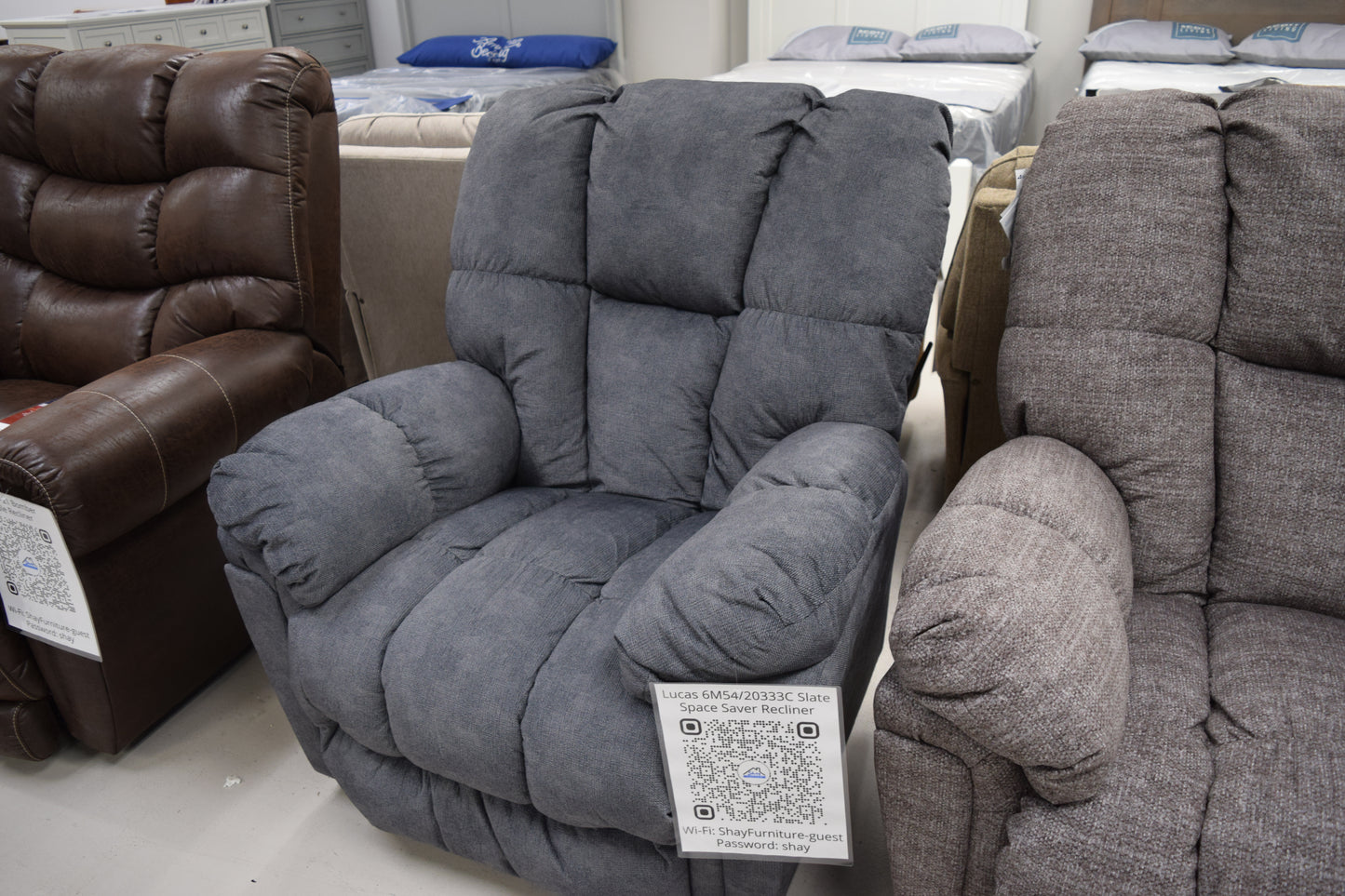 Lucas 6m57/20333C Slate Rocker Recliner