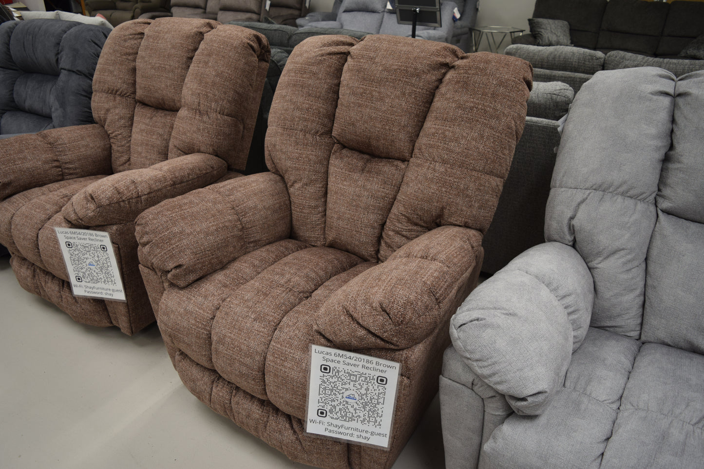 Lucas 6m57/20186 Brown Rocker Recliner