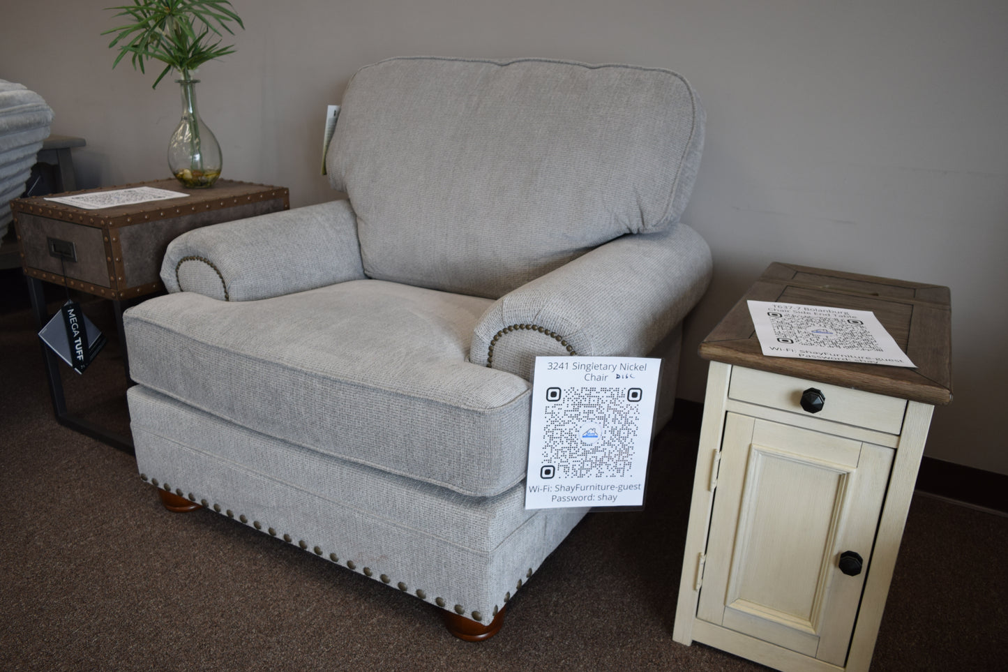 3241 Singletary Nickel - Chair - CLOSEOUT