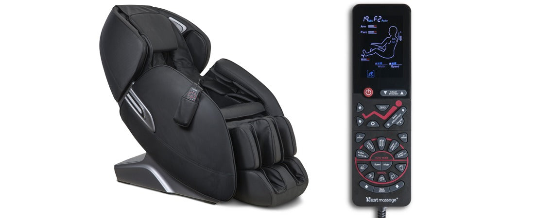 E389 Premium Black Massage Chair