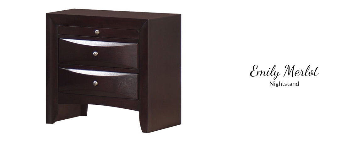 EM200 Emily Merlot Storage Bedroom