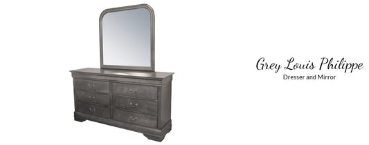 C4934A Grey Louis Philippe Bedroom