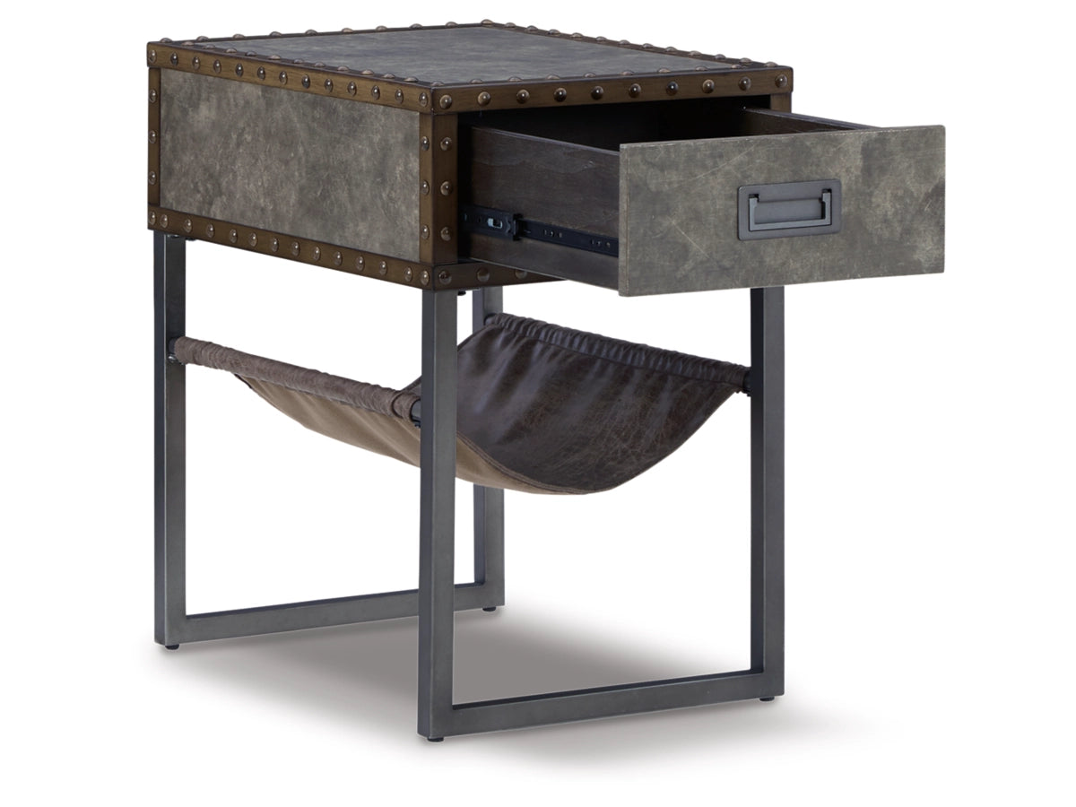 Derrylin Brown - Chair Side End Table