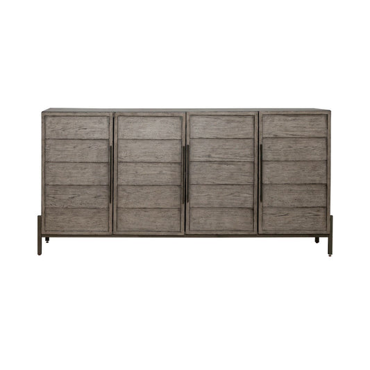 Pelicans Buff - 74" Accent TV Console - Gray