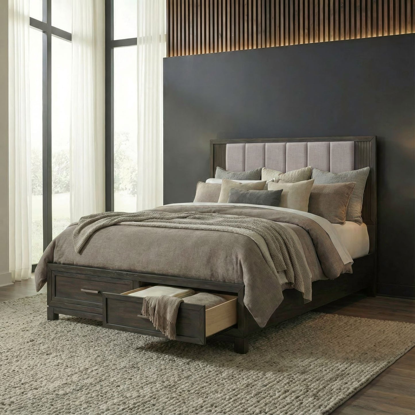 Modern Edge - Storage Bed
