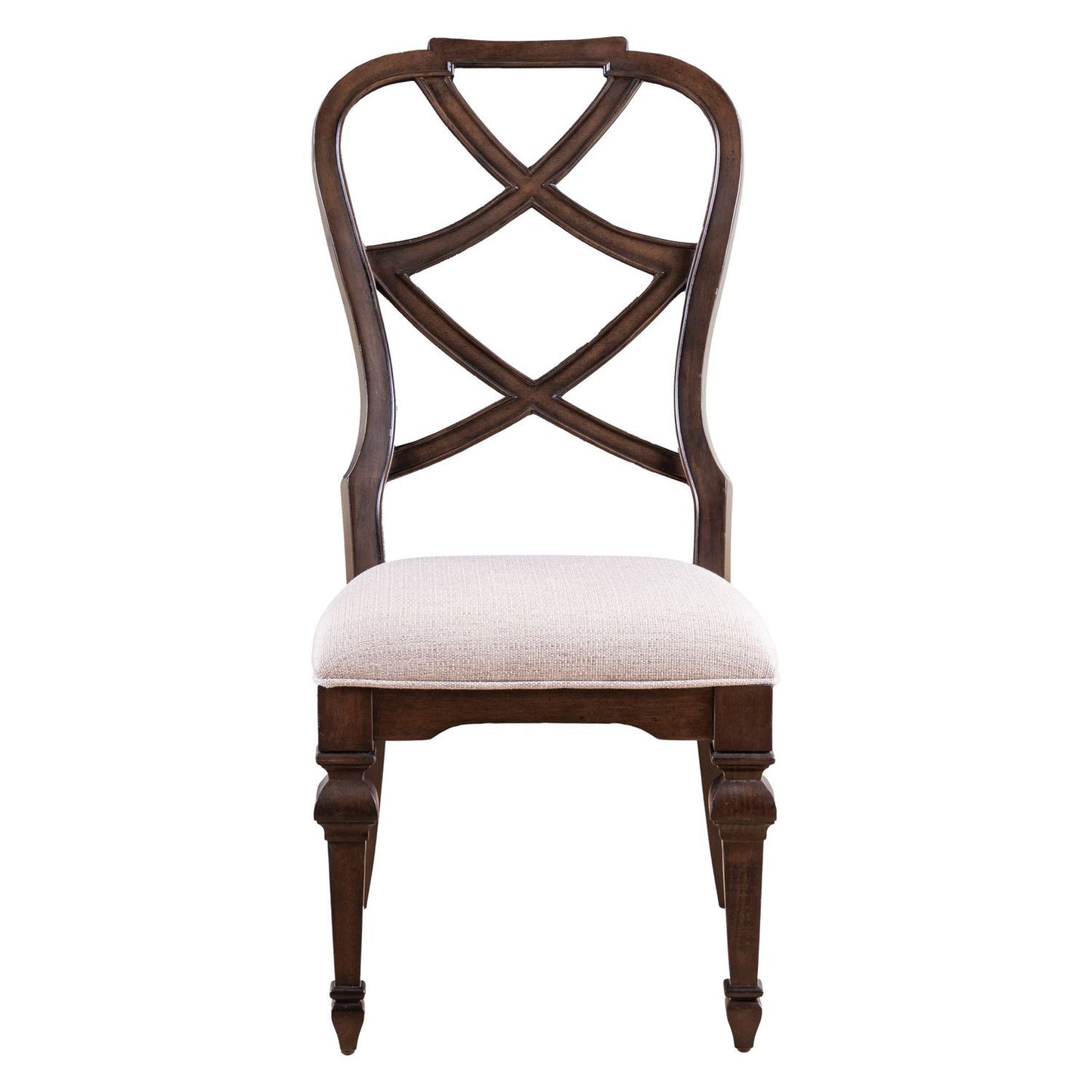 Provence Park - Wood Back Side Chair (RTA) - Brown