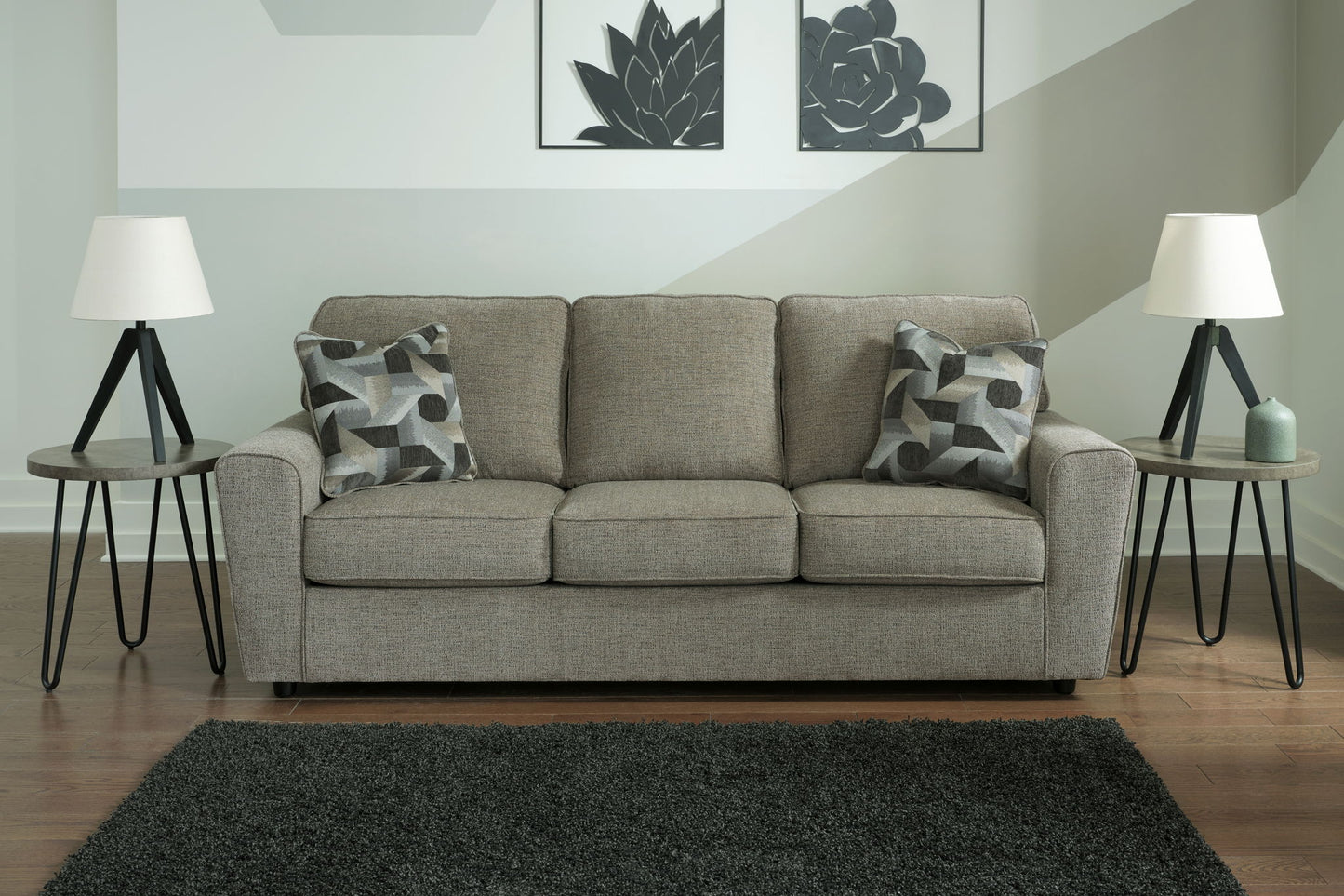 Cascilla - 2 Pc. - Sofa, Loveseat - Pewter