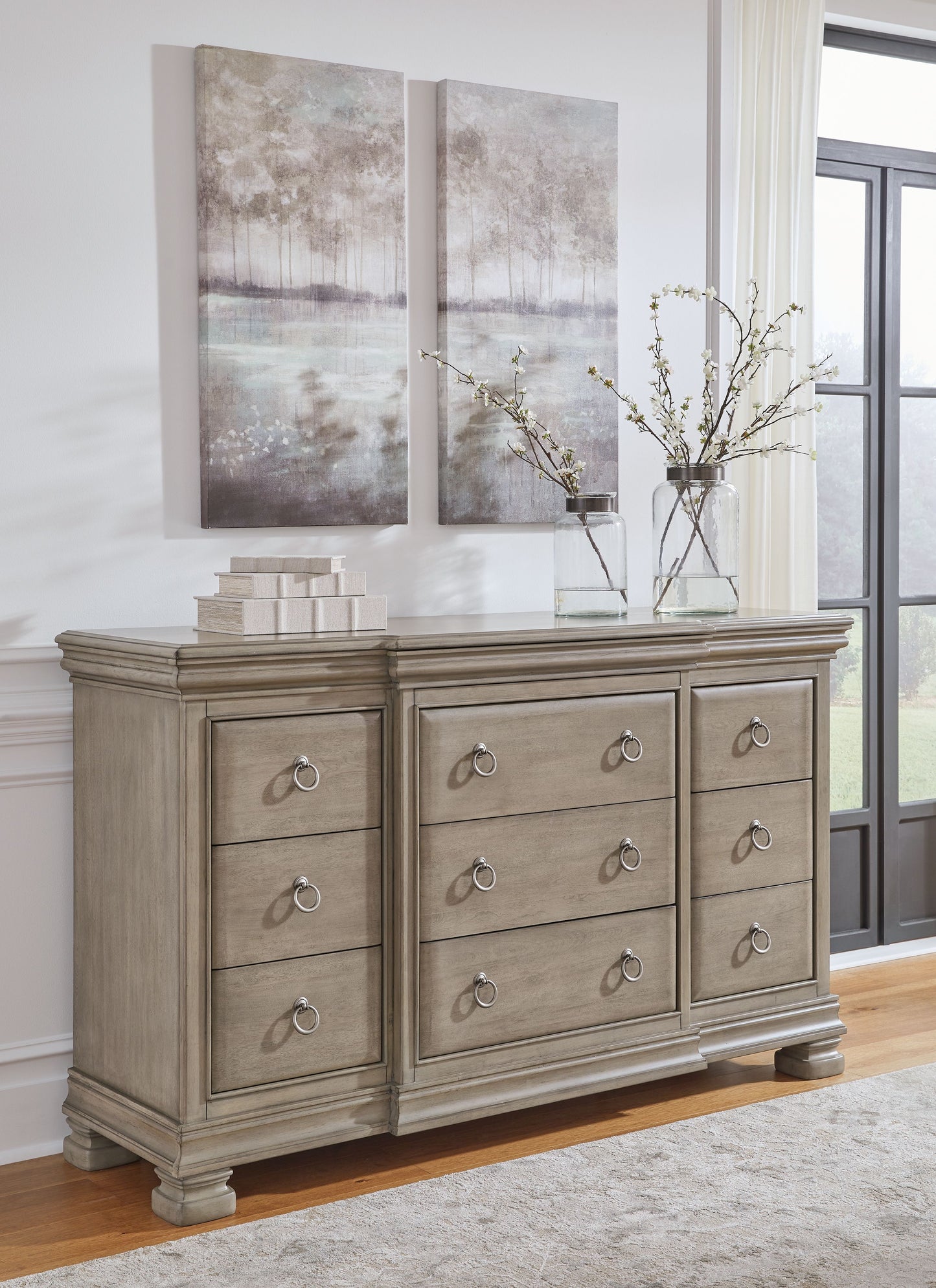 Lexorne - Dresser - Gray