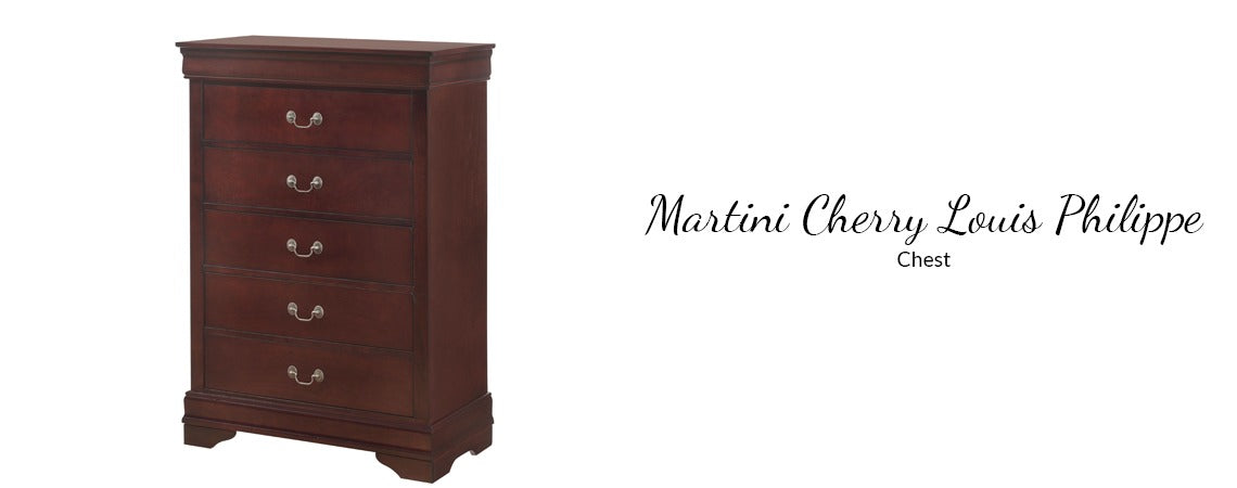 C4937 Martini Cherry Louis Philippe Bedroom