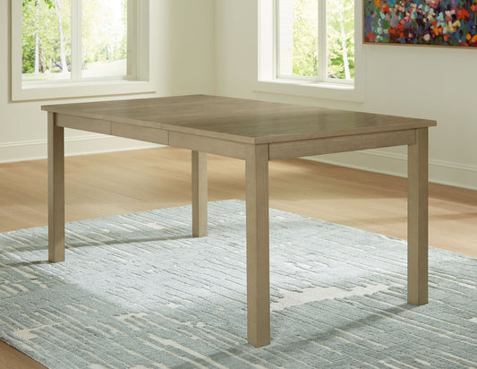 Calmoro - Rectangular Dining Room Extension Table - Gray