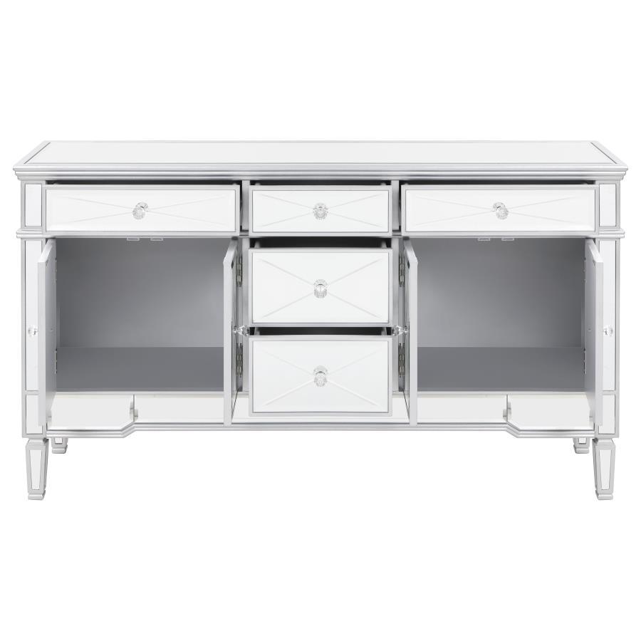 Duchess - 5-Drawer Accent Cabinet - Silver