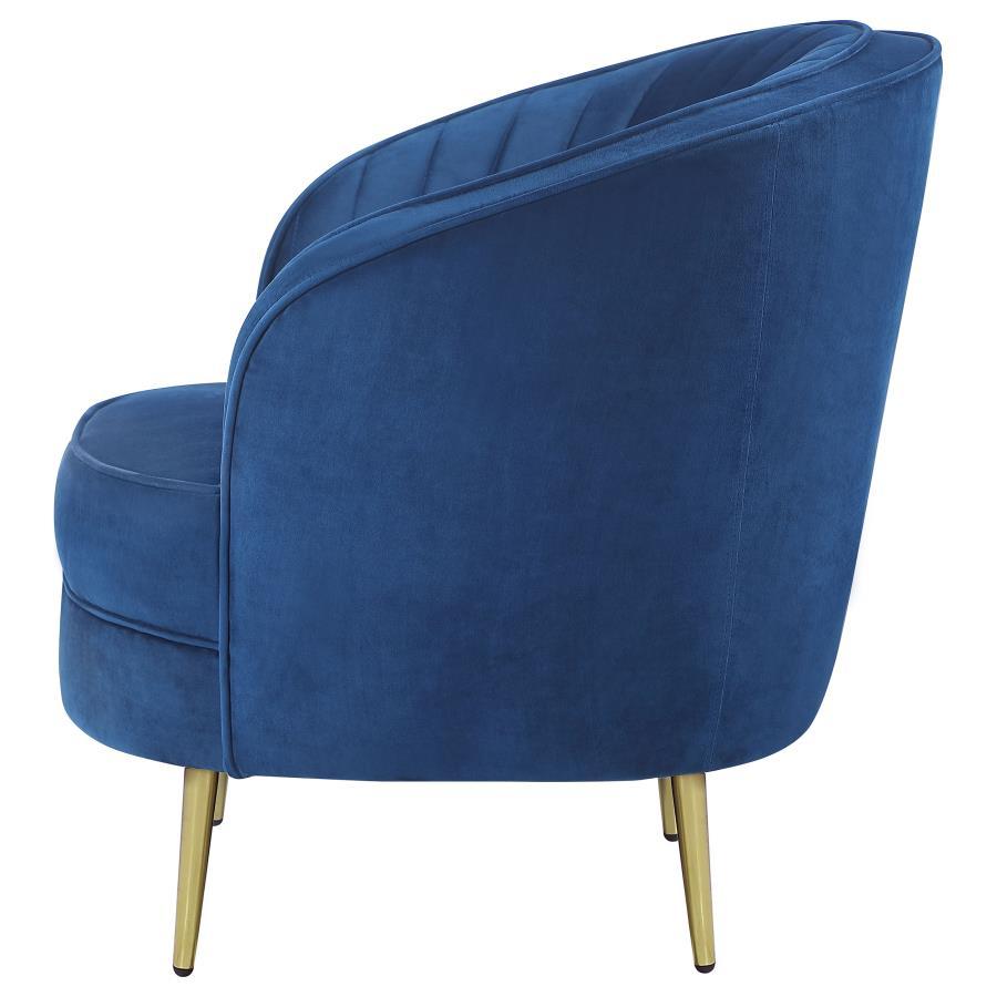 Sophia - Upholstered Channel Tufted Barrel Accent Chair