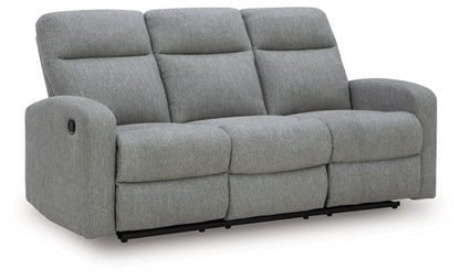 Gauntlet - Reclining Sofa - Sterling