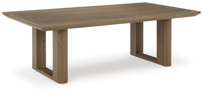 Serene Bay - Dark Brown - Rectangular Cocktail Table