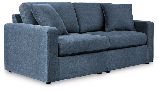 Modmax - Ink - 2-Piece Sectional Loveseat - Fabric