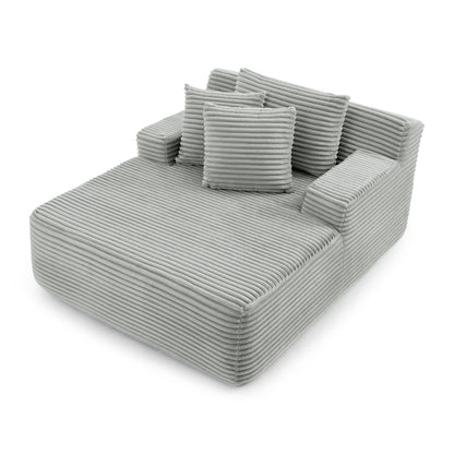 Modern Single Lazy Sofa Lounge Chair With High Density Foam