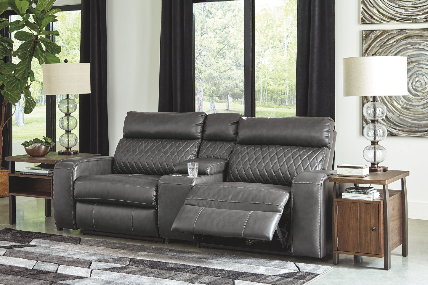 Samperstone - Power Reclining Sectional