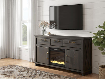 Brazen Valley - TV Stand With Fireplace Option