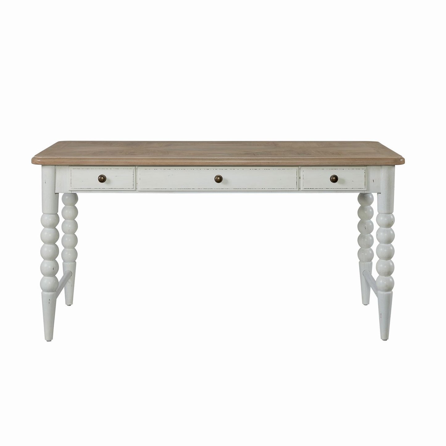 Turnberry Park - Writing Desk - Washed White & Toasted Oat