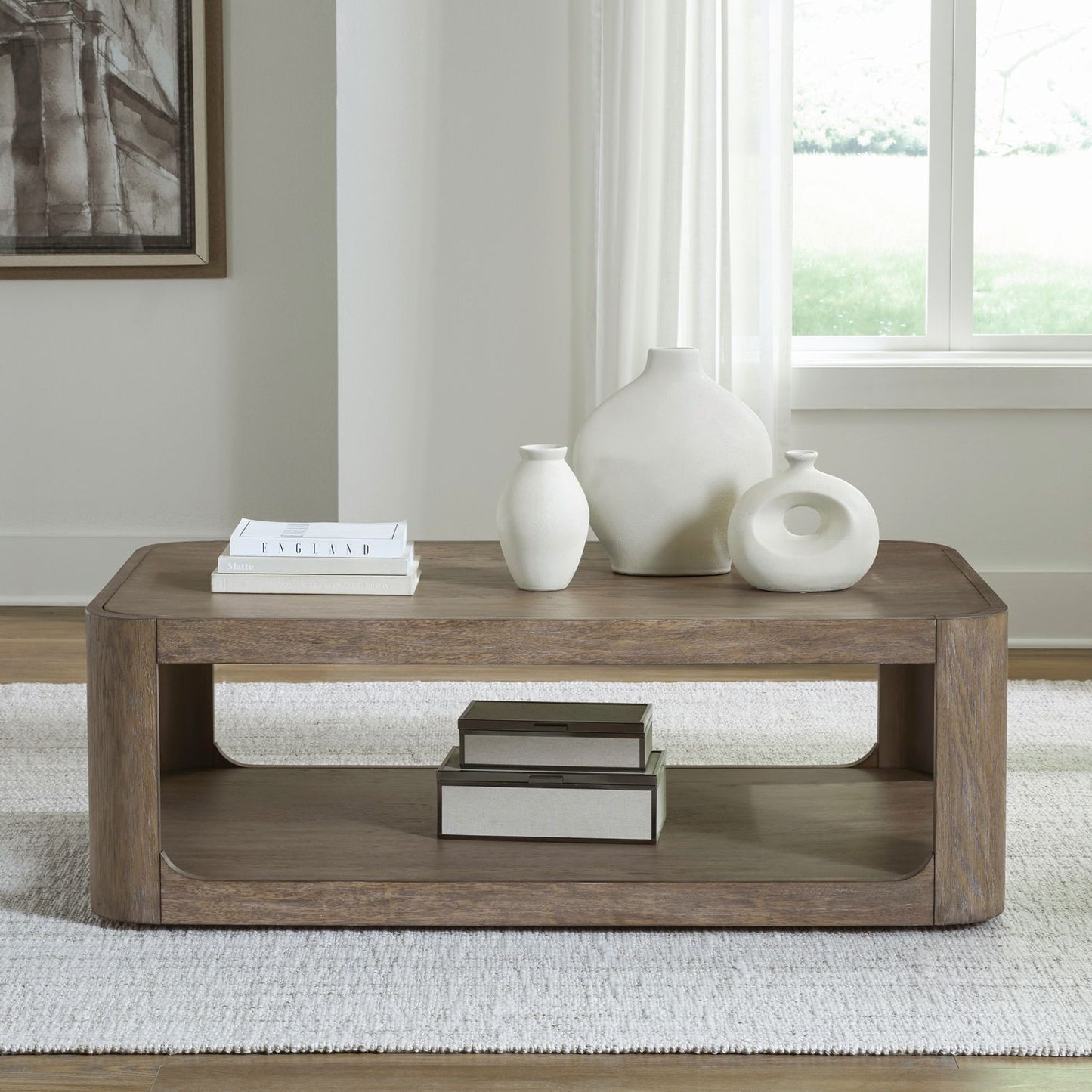 South Bend - Rectangular Cocktail Table - Brown