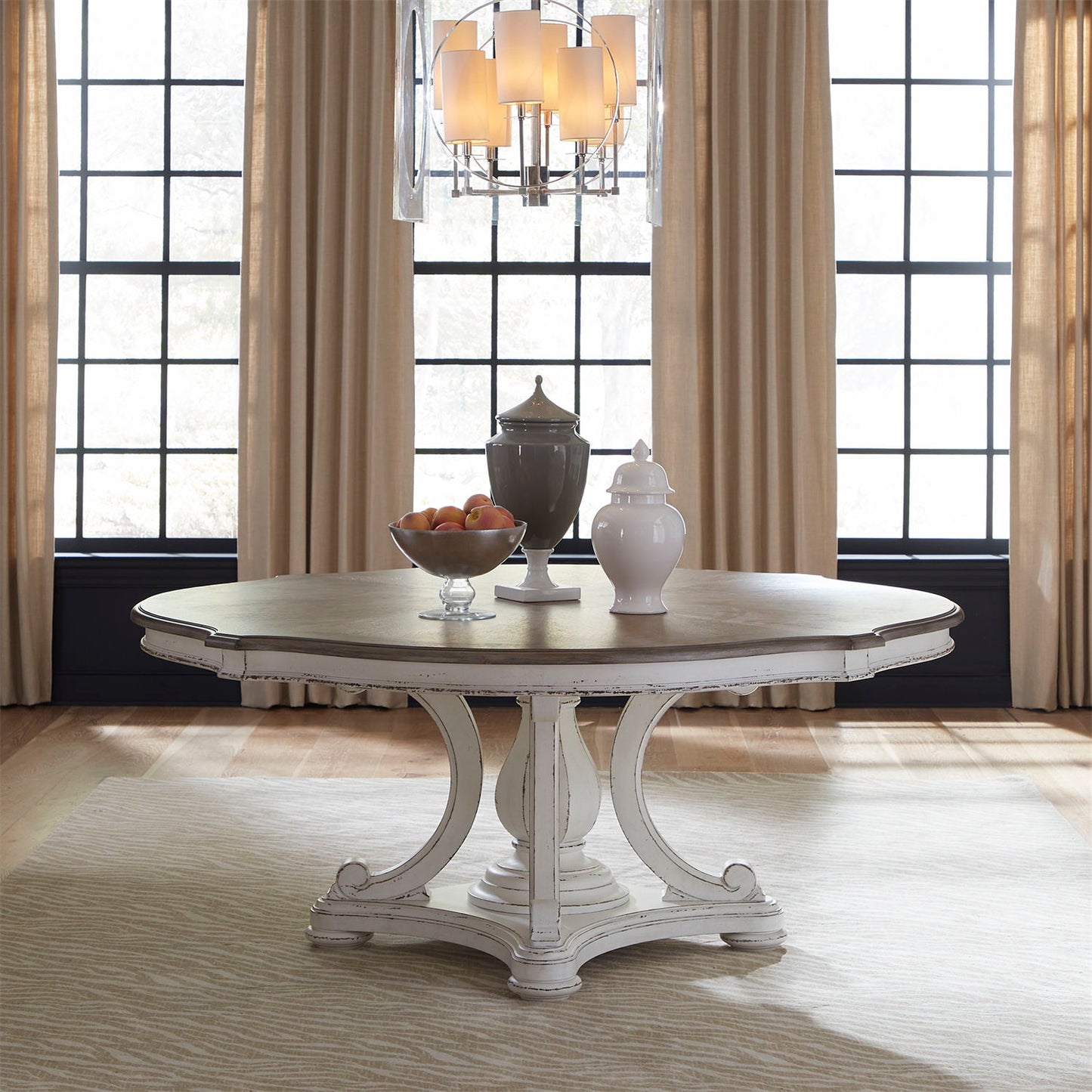 Magnolia Manor - Round Table - Antique White