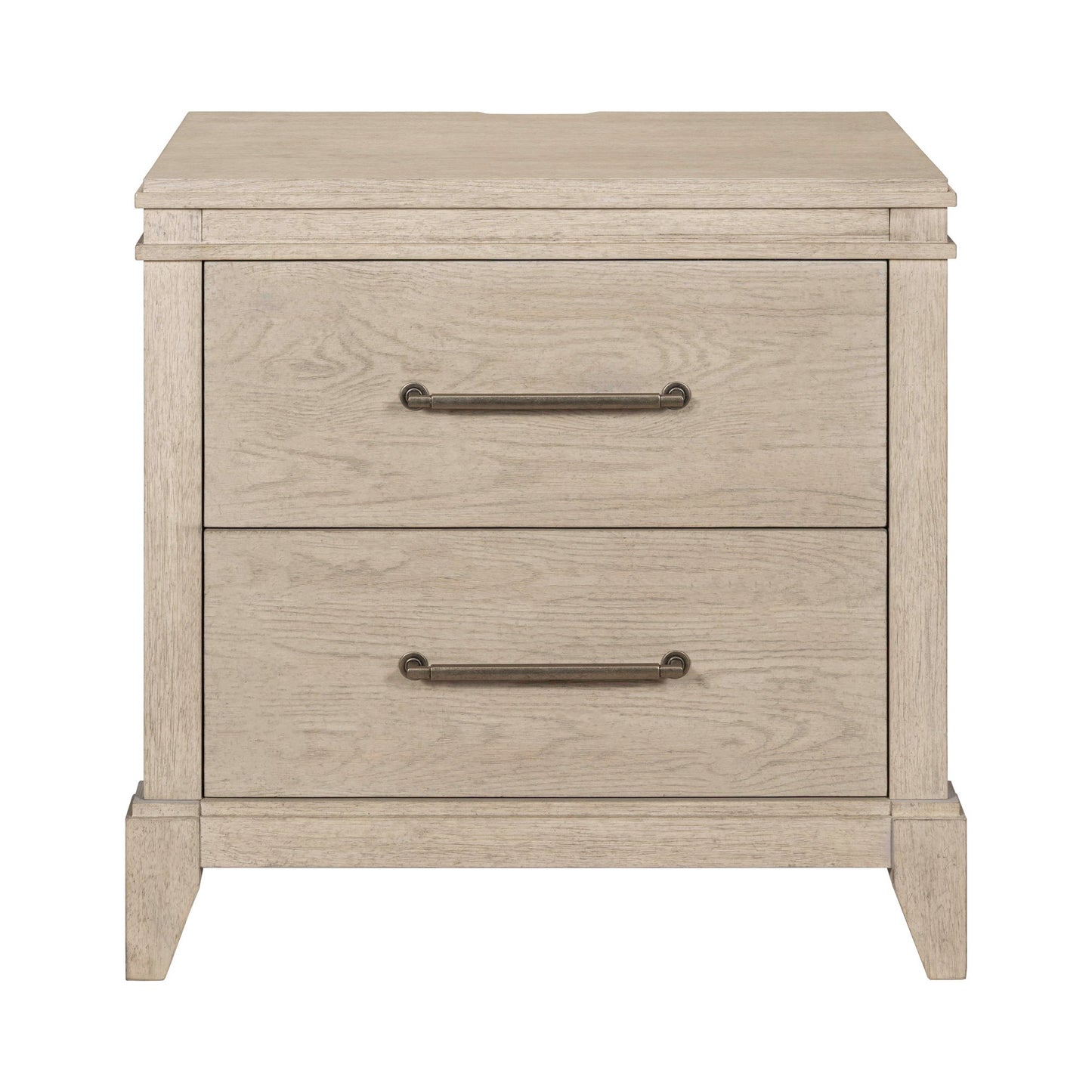 New Haven - Nightstand With Charging Station - White