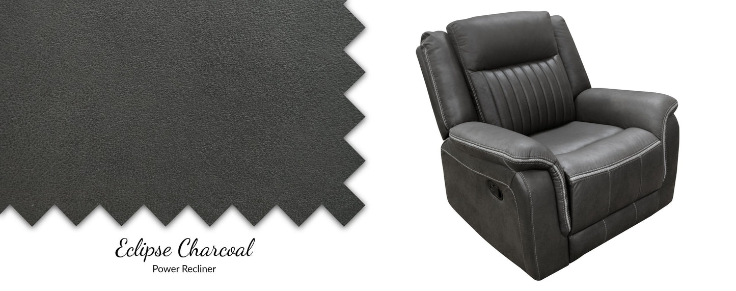 1805 Eclipse Charcoal Glider Recliner