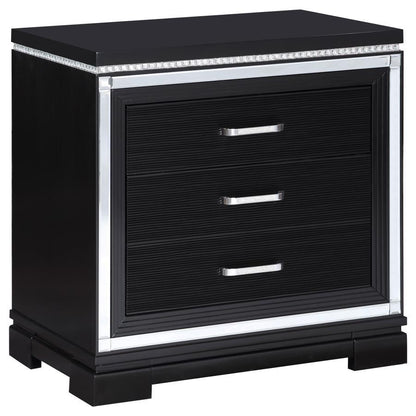 Cappola - 2-Drawer Nightstand - Black