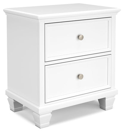 Fortman - Two Drawer Night Stand - White