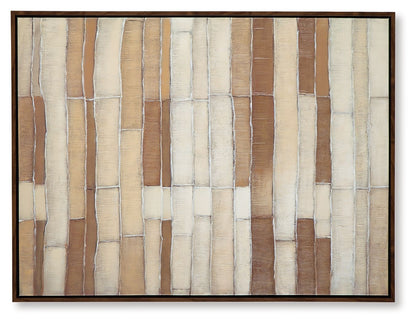 Kalanmore - Wall Art - Brown / Tan / White