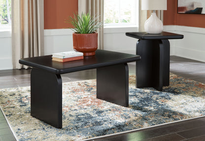 Mitchalli - Black - Occasional Table Set (Set of 2)