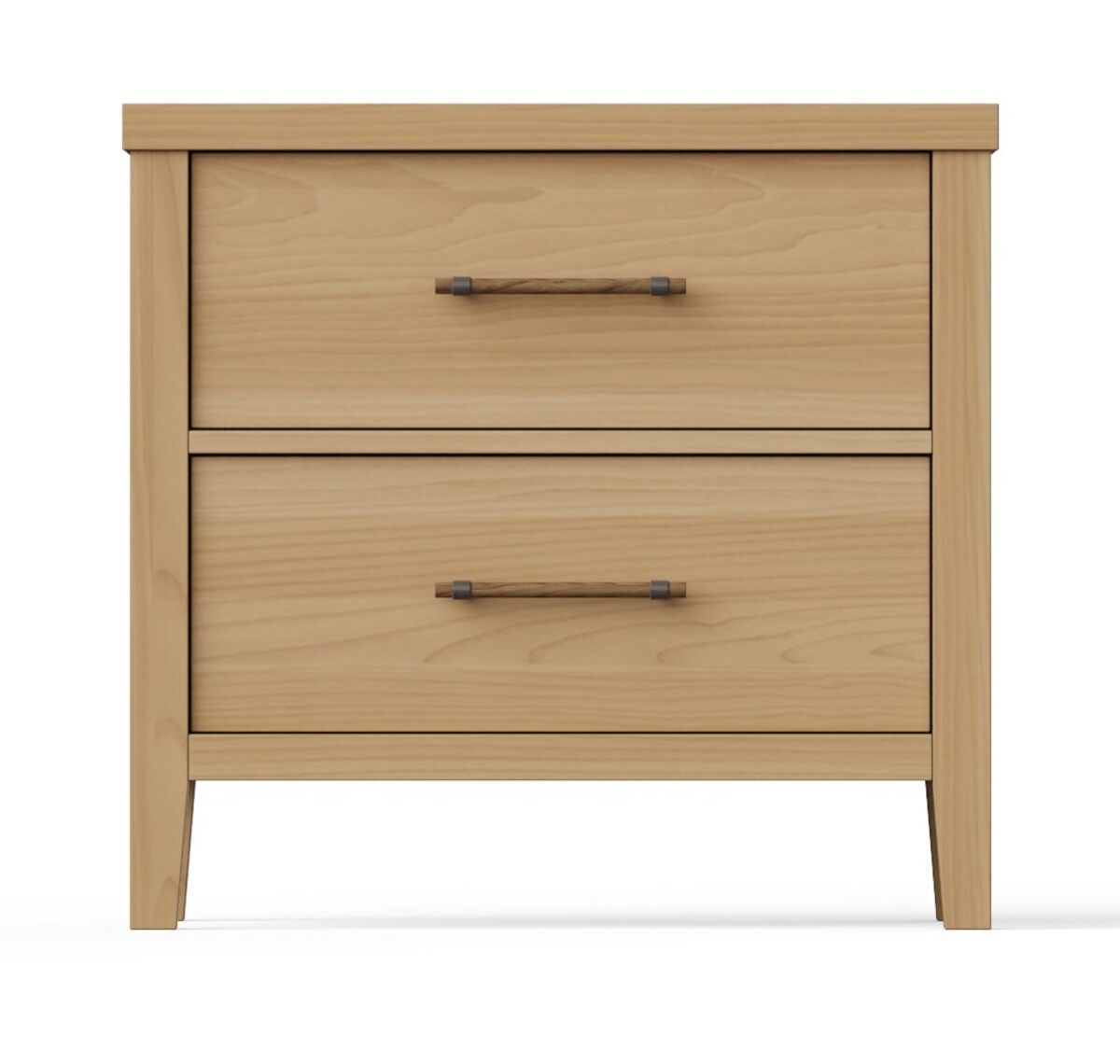 Pure Maple - 2 Drawer Nightstand