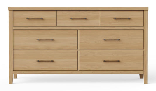 Pure Maple - 7 Drawer Dresser
